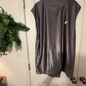 Gray Sleeveless Women's Top